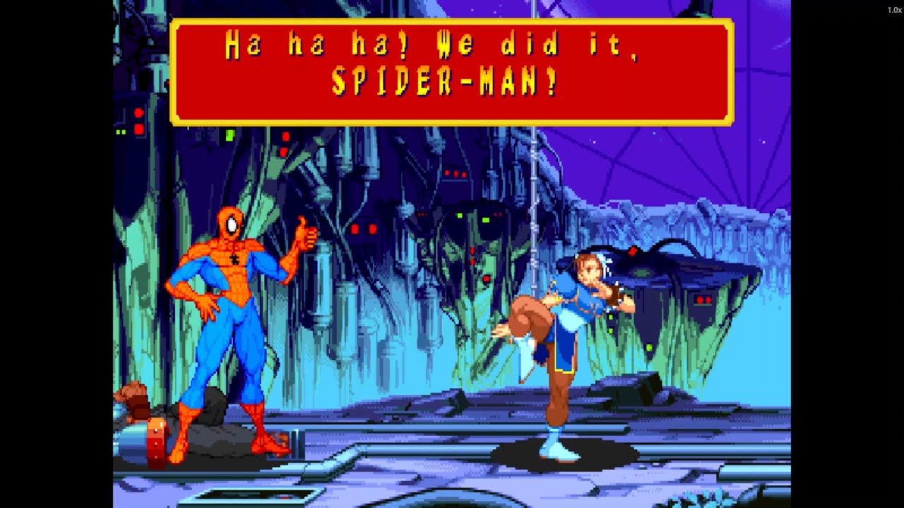SPIDER-MAN & CHUN-LI — Agility Unleashed! | Marvel Super Heroes vs Street Fighter Retro Tag Team