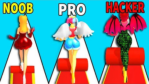 NOOB vs PRO vs HACKER in Carpet Roller Dress and Rugs  Game‏‏‏‏‏‏  Gameplay All Levels Android, ios