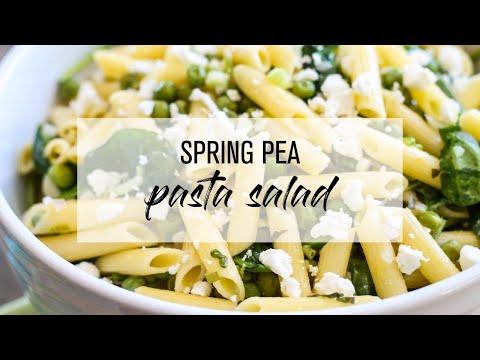 Spring Pea Pasta Salad