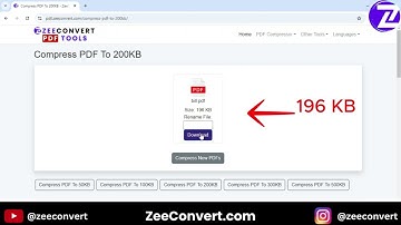 Compress PDF to 200kb online - reduce PDF file size less than 200kb