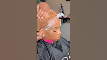 Bald cap tutorial #wigcap #wigtutorial #wigs #wiginstall #edgestutorial #hairstyle #hairstylist