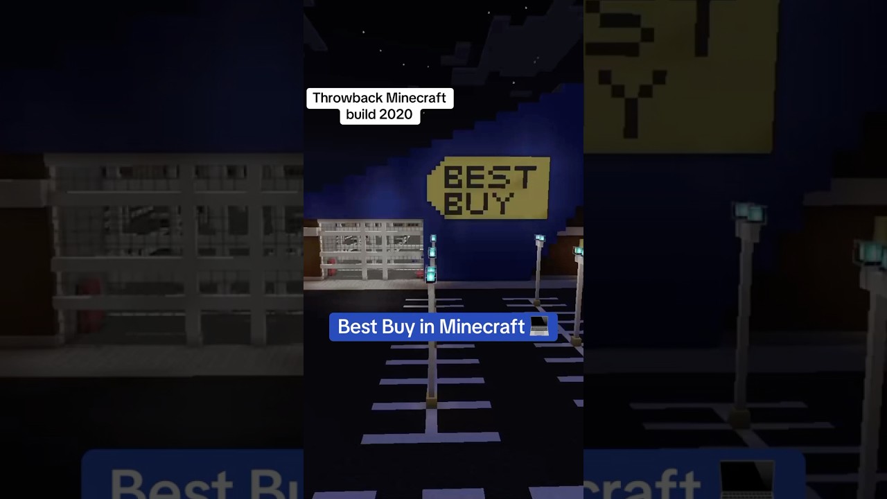 Best Buy Interior & Exterior in Minecraft Map Build 💻