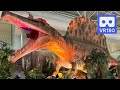 3D 180VR 4K Ultra Giant Spinosaurus in Jurassic World Dominion Dinosaur Forest