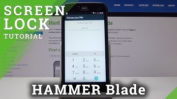 How to Add Pattern in HAMMER Blade - Set Up Password