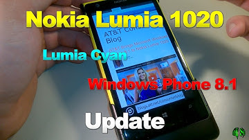 Lumia Cyan and Windows Phone 8.1 Update - Nokia Lumia 1020
