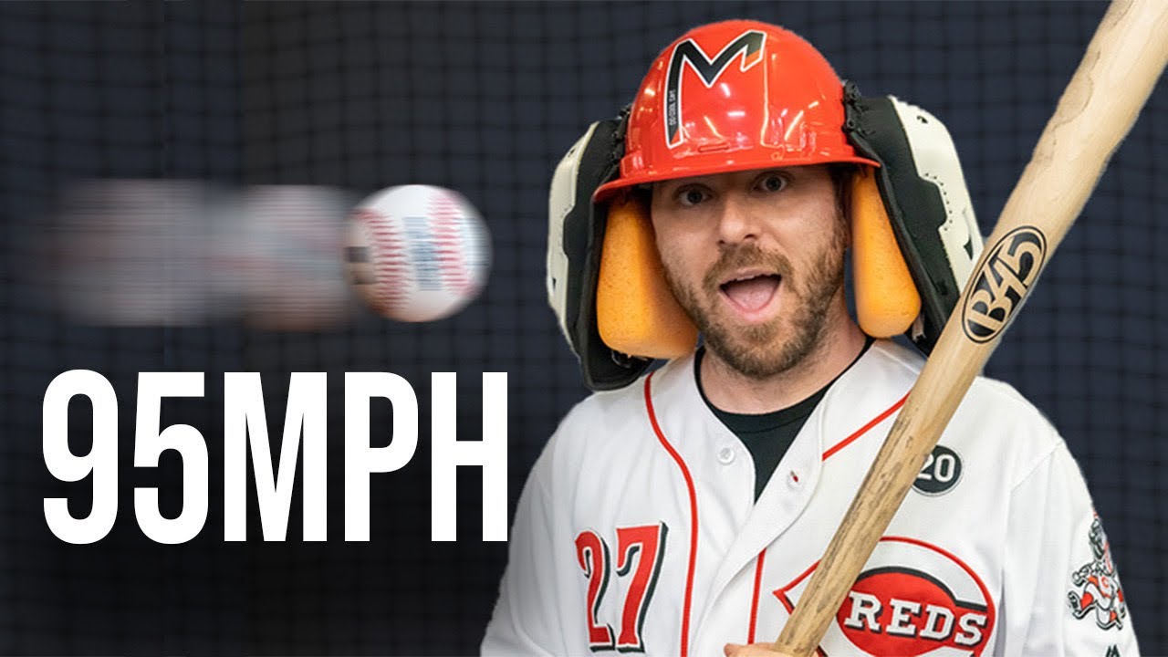 Can A Homemade Baseball Helmet Save You From A 95+ MPH Fastball? - YouTube