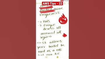 AWS Tips - 22 Why amazon aws enforces to have s3 bucket name to be unique across all accounts #aws