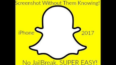 How To Screenshot A Snap On Snapchat Without Them Knowing iPhone IOS 2017