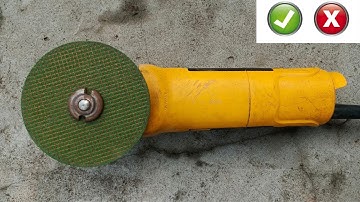 cutting disc safety basics How to properly use an angle grinder with cutting disc #electric
