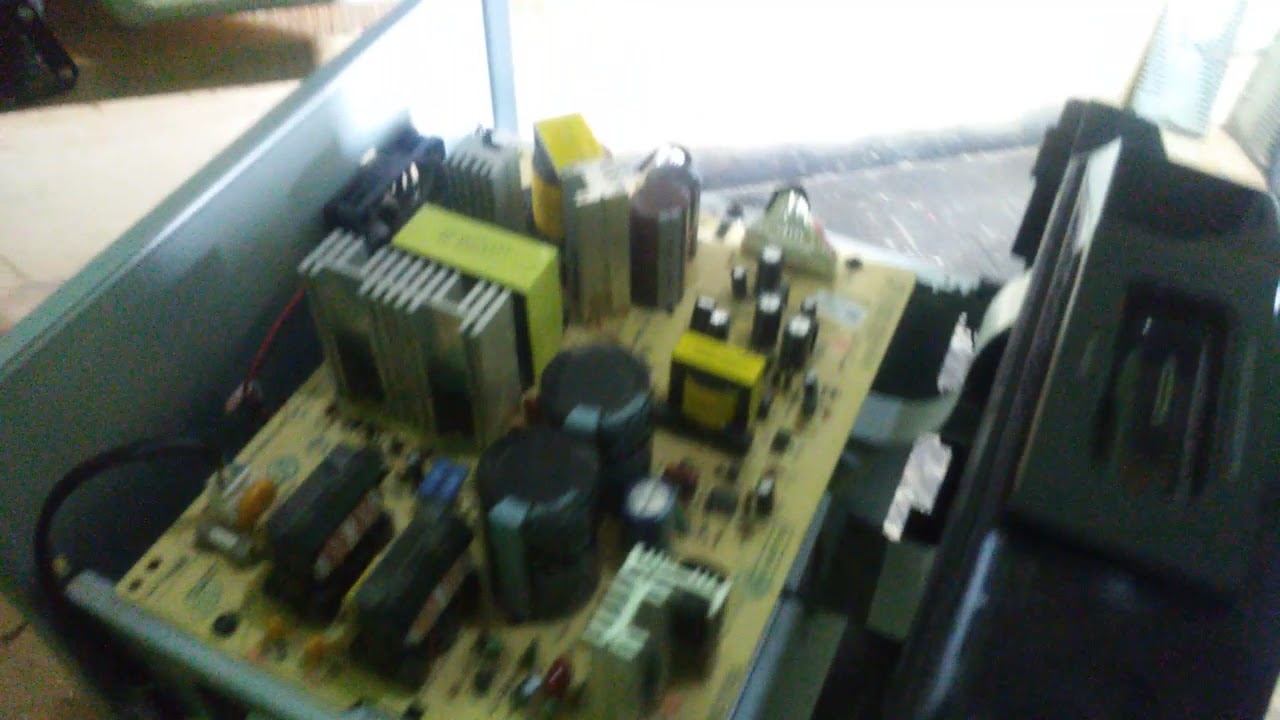 SOM LG modelo cm9520 defeito na fonte e defeito na placa do display