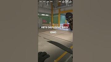 Hilarious 2v4 Ninja Defuse on Nuke! #gaming #cs