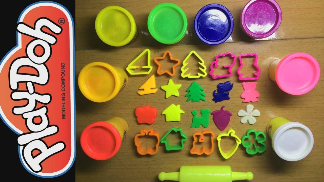 Đồ chơi trẻ em - Bột nặn Play Doh rainbow 8 color - Vy Channel