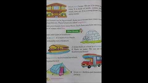 Class 1 E.V.S chapter 5 Houses we live in