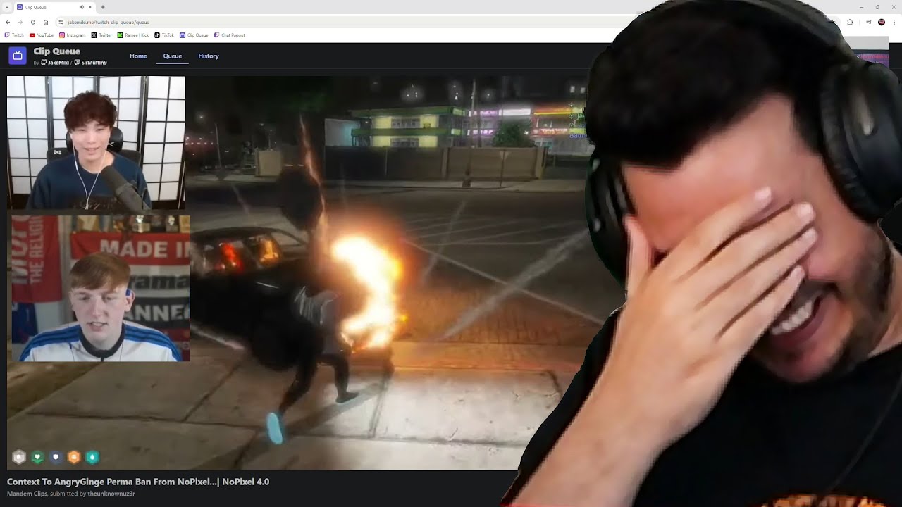 Ramee Reacts to Some Funny GTARP Clips | Nopixel 4.0 | GTA | CG