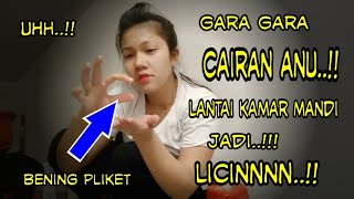 Gara Gara ..Di Kamar Mandi Sampai Lengketsabunnya Tumpah