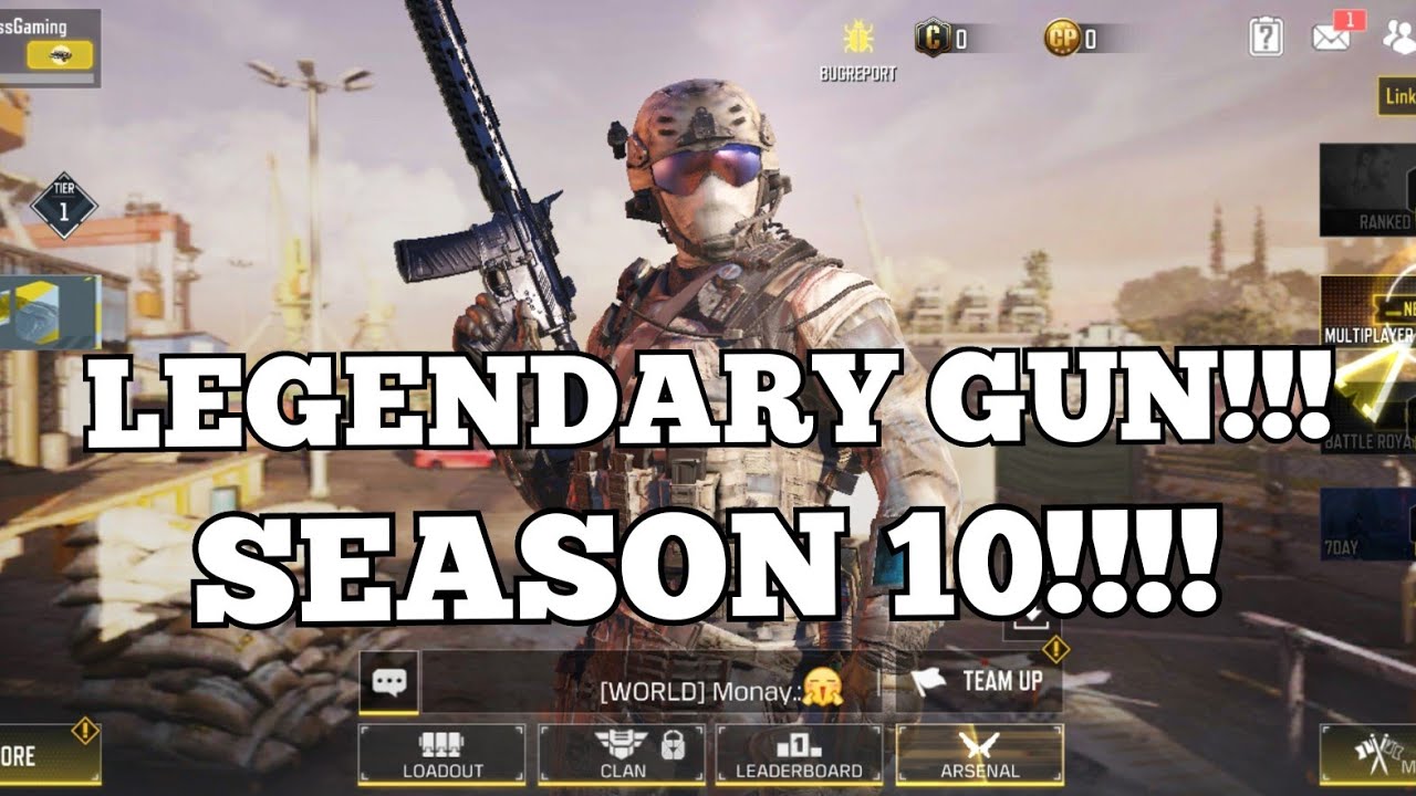 *NEW* SEASON 10!!LEGENDARY GUNS!! COD MOBILE PUBLIC TEST SERVER CODM