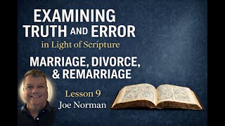 Examining Truth and Error in Light of Scripture ~ Lesson 9 on MDR ~ A 12 part series