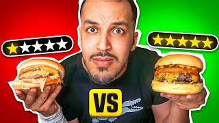 THE WORST VS THE BEST UBER EATS BURGER!