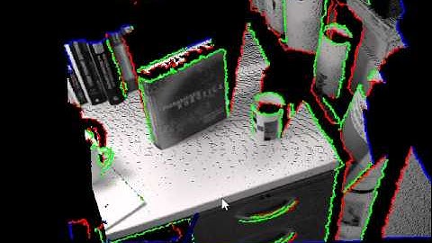 3D edge detection with openni