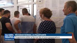 Program Normal La Paşapoarte