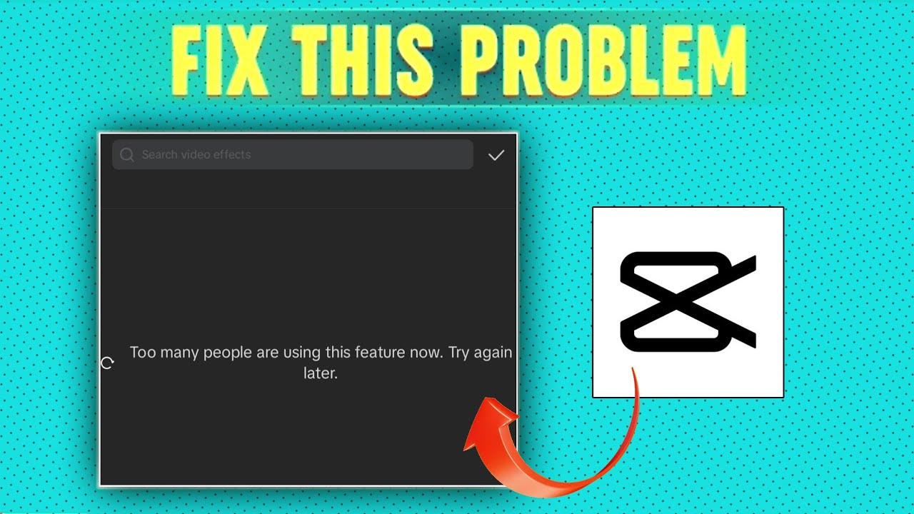 Capcut Too Many People Using This Feature Problem | Capcut No Internet Connection Problem
