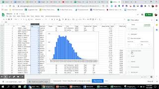 Histogram Example in Google Sheets