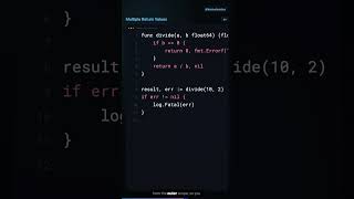 Go Functions Return Multiple Values (Finally)