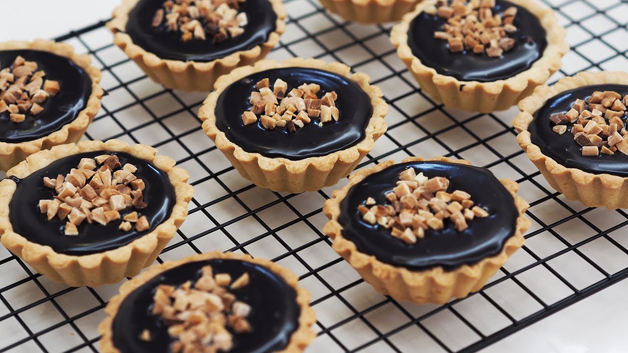 Chocolate Tart Recipe 巧克力挞 朱古力撻 比想象中还要简单的做法 新手食谱