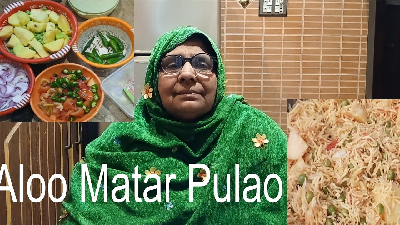 Aloo Matar Pulao 😋 👌 