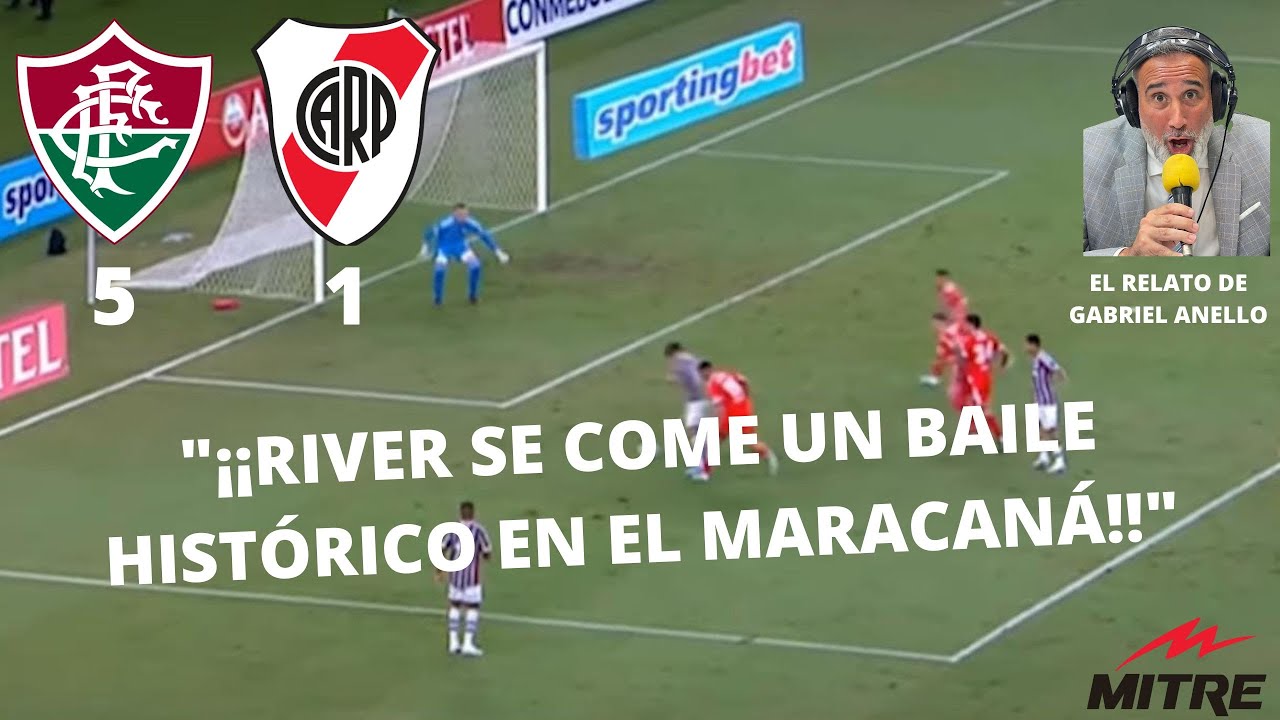 RELATOS - FLUMINENSE 5 - 1 RIVER PLATE (GABRIEL ANELLO - RADIO MITRE)