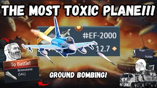 I DESTROYING the ENTIRE game with Eurofighter!🔥💀(ground battles!) | The MOST OP Plane Against Tanks!