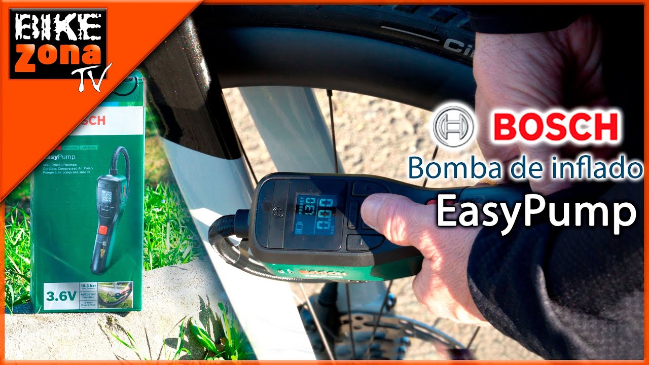 Probamos la Easypump de Bosch, una bomba de aire eléctrica para