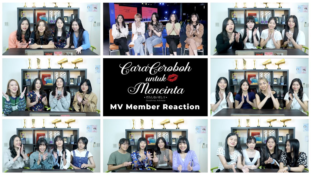 REAKSI MEMBER JKT48 MELIHAT MV TERBARU