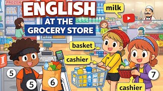 Grocery Store Vocabulary |Grocery Store Words for Beginners |Learn English with Pictures #vocabulary