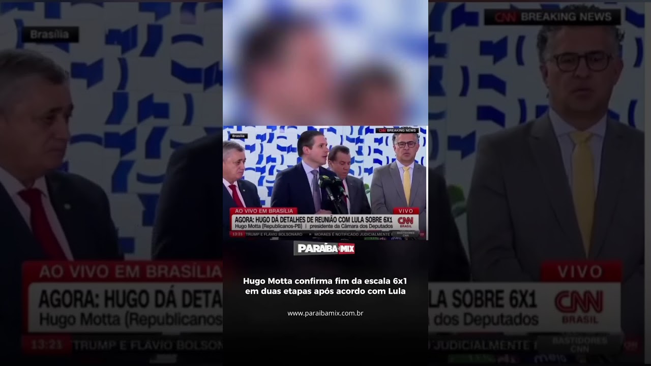 Hugo Motta confirma fim da escala 6x1 em duas etapas após acordo com Lula