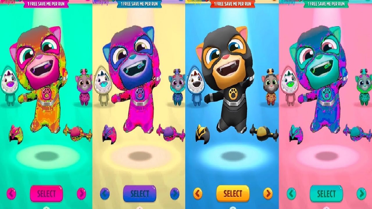 Colors Reaction TALKING TOM GOLD RUN NEW UPDATE SOCCER WORLD EVENT SUPER GINGER Gameplay