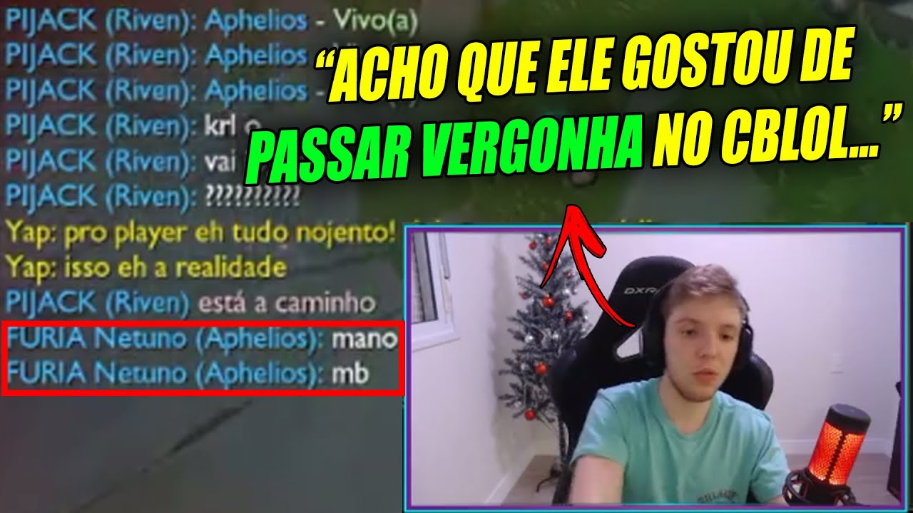 Pijack ficou p%#@ com o Netuno da Furia... Farpijas ?!