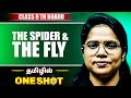 THE SPIDER &amp; THE FLY in One Shot | ENGLISH in Tamil  | Class 9 TN BOARD
