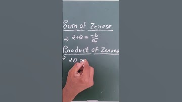 sum of zeroes and product of zeroes #viral short feed #trending shorts feed