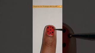 #dot nails 🖤❤️#blackrednails #nailart #easynailart #diy #nailtutorial #shorts #ytshorts #vira 💅🖤❤️