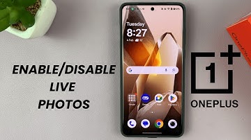 How To Enable/Disable Live Photos On OnePlus 13