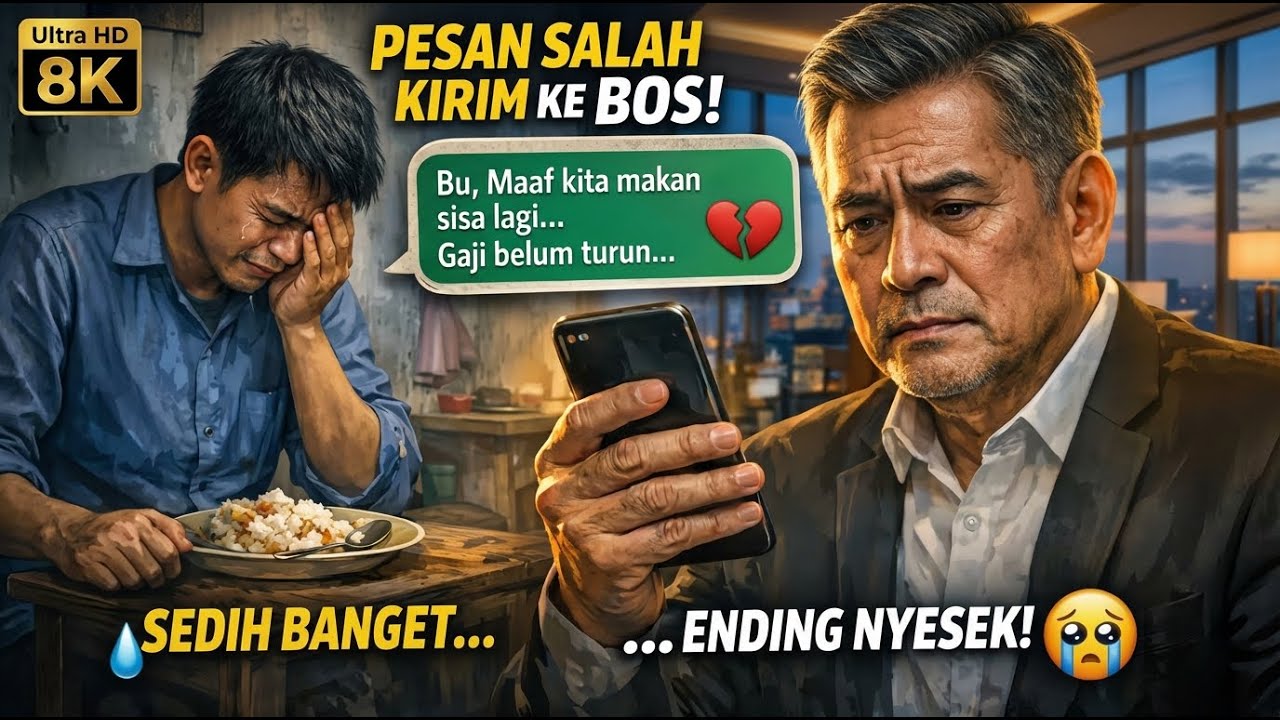 Salah Kirim Chat WhatsApp ke Atasan “Bu, Maaf Kita Makan Sisa Lagi❓ Sebuah Kisah yang Menggetarkan‼️