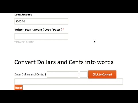 Convert Dollars And Cents Video - 1
