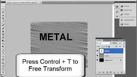 Metal Effect Part-1 in Photoshop CS5 Tutorials in Hindi WWW.LSOIT.COM