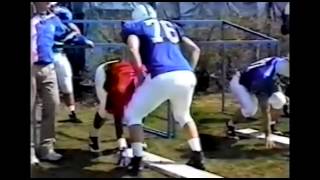 BYU Offensive Line Run and Pass Drills