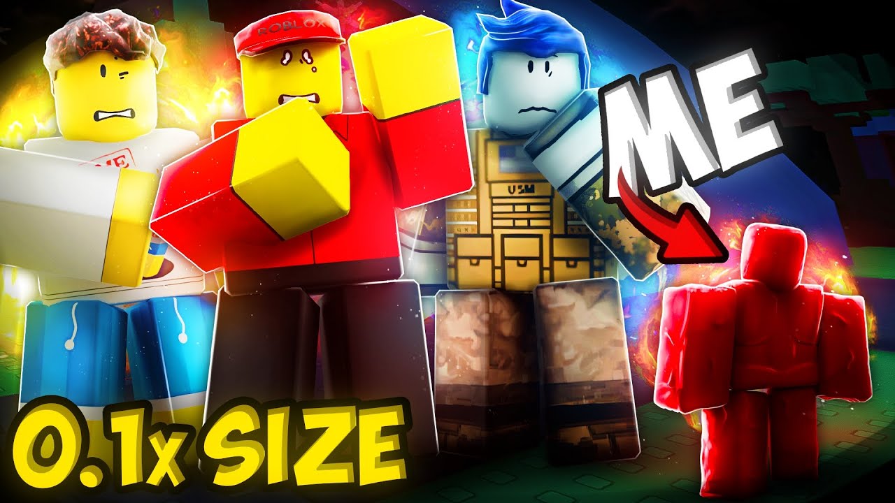 Использую 0.1x SIZE, чтобы ТРОЛЛИТЬ МОИХ ДРУЗЕЙ в Roblox Forsaken...