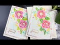 Watercoloring 2 Ways: Tombow and Zig featuring our April 2021 Card Kit!
