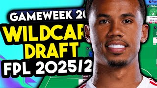 FPL GAMEWEEK 20 WILDCARD | BEST WILDCARD TEAM FOR GW20 | Fantasy Premier League Tips 2025/26