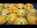 Sweet Bread / Pandan filling| Homemade sweet bread/ Ua qhaub cij noj qab heev/ Nplem Qab zib