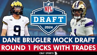2024 nfl mock draft loaded with trades from the athletic’s dane brugler | round 1 reaction
